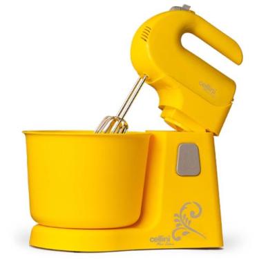 Imagem de Batedeira Maxi Deluxe Cellini Amarela 300W - 4 Velocidades - 127 V