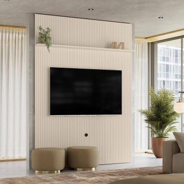 Imagem de Painel Piso-Teto New Interlagos 179x244,5 Para TV até 65 Polegadas - Off White Madetec