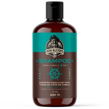 Imagem de Shampoo Masculino Para Cabelo 2 em 1 - Calico Jack 230mL Don Alcides