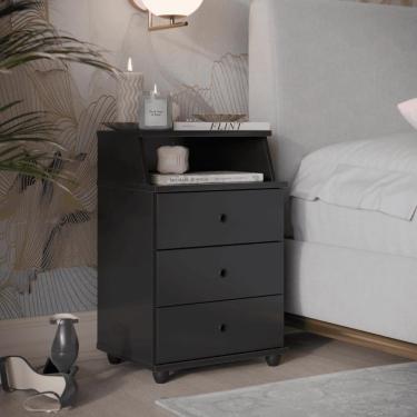 Imagem de Mesa de Cabeceira Kansas preto
