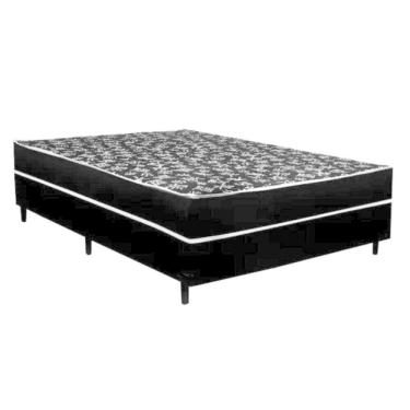 Imagem de Cama Box Casal Conjugada Ortopédica 5cm 138x188x43