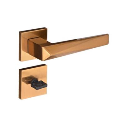 Imagem de Fechadura Ascot Banheiro 55mm Red Gold Escovado RQ2 001-55PB RGE Pado