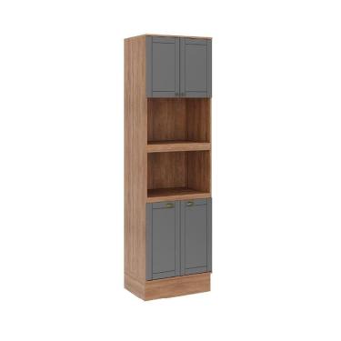 Imagem de Torre Quente 2 Fornos Milla Nog/cinza 70cm Carraro