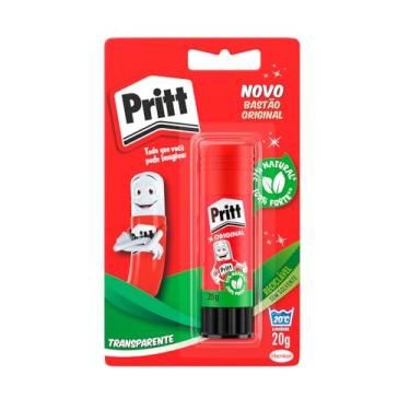 Imagem de Cola em Bastão Pritt, ideal para escola ou escritório, Cola para artesanato excelente para trabalhos de colagens, Cola escolar segura para crianças, 1x20g
