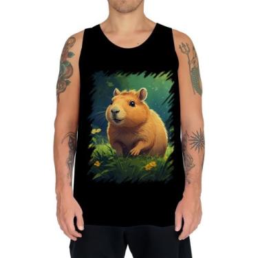 Imagem de Camiseta Regata Capivara do Bem Animalzinho 17 - Kasubeck Store®, Baby
