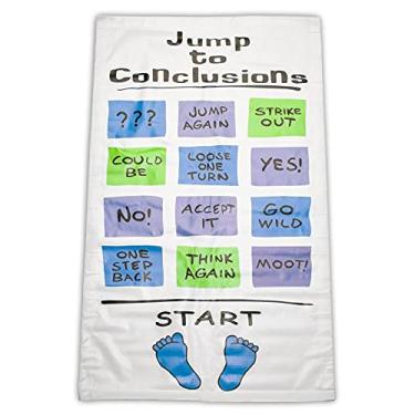 Imagem de Tapete Initech para escritório com espaço de 24 x 40 polegadas - Tamanho grande 101,6 cm x 60,96 cm - Vinil resistente com bordas costuradas - Criança