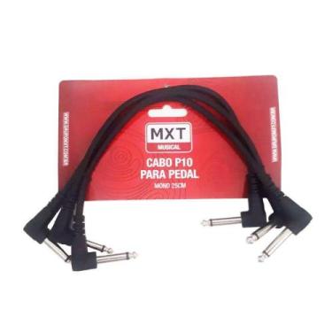 Imagem de KIT C/ 3 Cabos MXT P/ Pedal P10 Mono 0,20 mm² 25 cm - CB0002 - MXT MUS