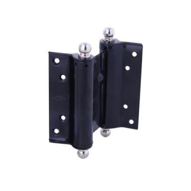 Imagem de Dobradica Vai-vem Arouca Preta 04''  Par