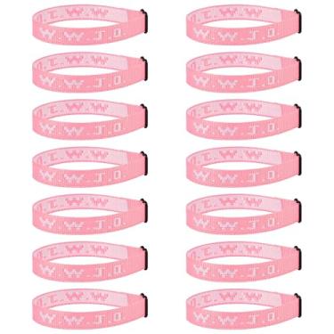 Imagem de 14 pulseiras cristãs WWJD para mulheres e homens, pulseiras WWJD em massa presentes cristãos Jesus pulseiras ajustáveis - What Would Jesus Do, Fibra de poliéster, Sem Pedra Preciosa