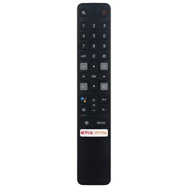 Imagem de PERFASCIN 06-BTZNYY-IRC901V RC901V FMR7 Controle remoto de substituição por voz adequado para TCL Android TV K610B 55K610B 32F510BX1 F510B para iFFALCON TV 32F510B