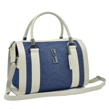 Imagem de Bolsa feminina baú com alça de mao e transversal - Santa Lurdes SL, Ma