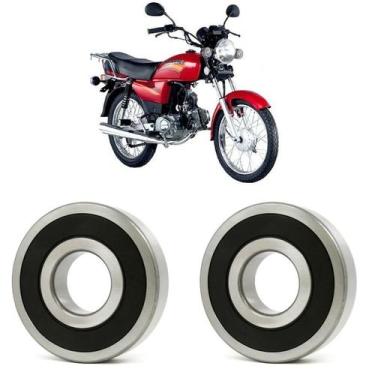 Imagem de Rolamentos Roda Dianteira Dafra Super 50 e 100 - AD Parts