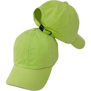 Imagem de Boné Verde Pistache Unissex Sem Estampa Uniforme Sarja Bordar Personal