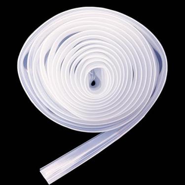 Imagem de Vedação da porta do chuveiro, vedação lateral de vidro sem moldura macia de 300 cm para evitar vazamento de água do chuveiro para porta de vidro de 10 mm (3/20.3 cm)