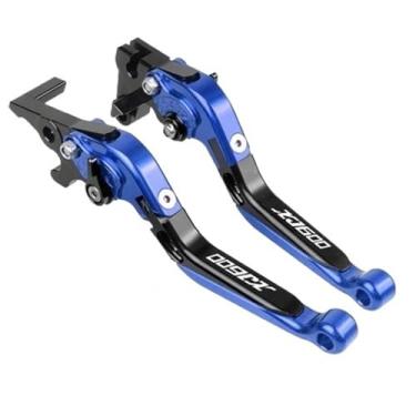 Imagem de Alavancas de freio e embreagem ajustáveis ​​para motocicletas, peça de reposição, alavanca de manopla, acessórios para alavanca de freio e embreagem, para Yamaha XJ600 S DIVERSION 1993-2003