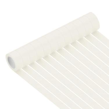 Imagem de PATIKIL Fita adesiva branca de 2,5 cm x 14 m, 12 rolos de código de cores para pintura de parede e organização de laboratório de ciências