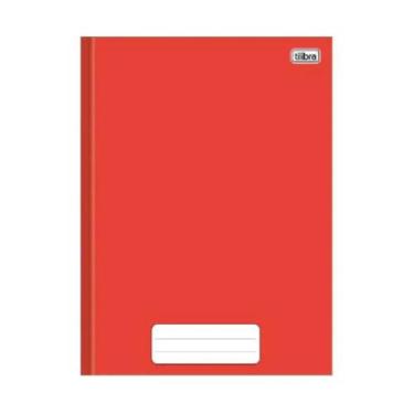 Imagem de Caderno Brochura Capa Dura 1/4 Pequeno 80 Folhas Pepper TILIBRA, Verme
