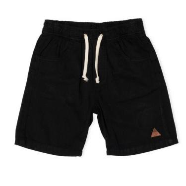 Imagem de Bermuda Jogger Menino Mania Kids Collor Preto, 6