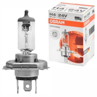 Imagem de Lâmpada Halógena Automotiva Osram Original H4 75/70W 24V Branco Quente