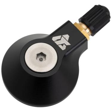 Imagem de Tusk Válvula de gás de reservatório de choque preta 64 mm tipo plano compatível com KTM 250SX-F 2016-2023/300XC 2017-2023/300XC-W 2017-2023/350SX-F 2016-2021-350XC-F 2016-2023 -450S X-F 2016-2022