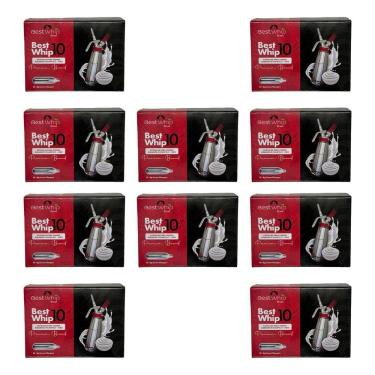 Imagem de 2X Combo 10 Caixas De Gás Para Chantilly N2O Best Whip