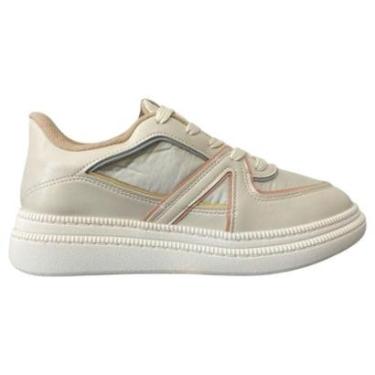 Imagem de Tênis Moleca Flatform Recorte Casual Conforto e Estilo-Feminino