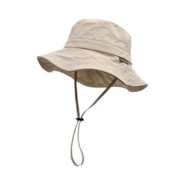 Imagem de Chapéu De Pescador Com Proteção Solar Para O Verão, Chapéu De Caminhad