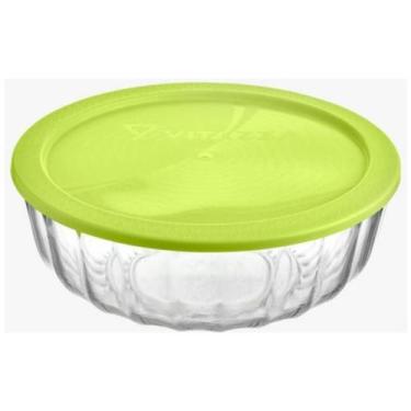 Imagem de Saladeira Vitazza 2,4l Vidro Com Tampa Plástica - Ref 1270