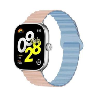 Imagem de Pulseira Magnética De Silicone Para Xiaomi Redmi Watch 4 5 8 9 Pro, Su