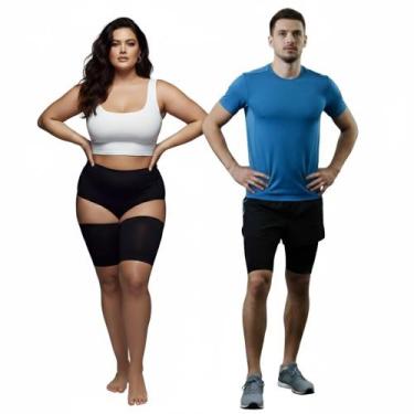 Imagem de Cinta Coxas Modeladora Ação Térmica - Fanáticos Por Cintas, Preto, G