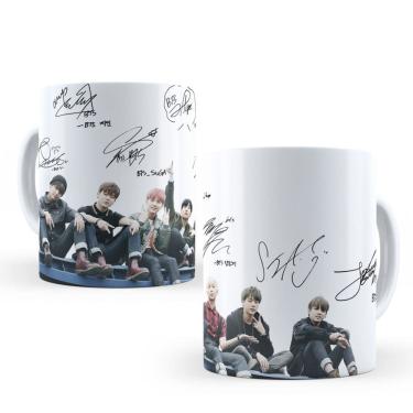 Imagem de Caneca Personalizada Banda K-Pop Bts 006 325Ml