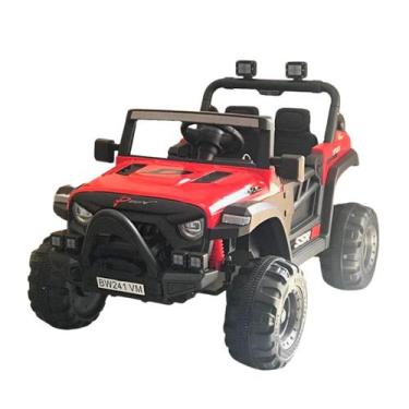 Imagem de Mini Carro Elétrico Infantil Com Controle Remoto Jipe - Importway, Ver