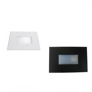 Imagem de Arandela Balizadora AR03 Embutir com Difusor em Acrílico Branco Impacto