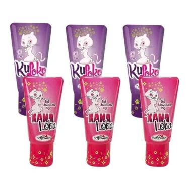 Imagem de Kit 3 Xana Loka + 3 Ku Loko Gel Lubrificante Hotflowers 15g