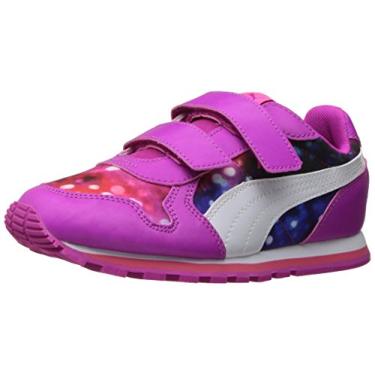 Imagem de Luzes infantis ST Runner NL da PUMA em V PS Chukka, Ultra Magenta-puma White, 11 Little Kid