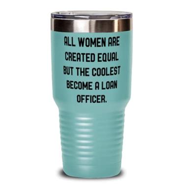Imagem de All Women Are Created Equal but the Coolest Empréstimo oficial 850 g, Oan Officer, Copo de aço inoxidável para colegas de trabalho