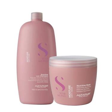Imagem de Alfaparf Sdl Moisture  Kit Shampoo 1L + Mascara 500ml
