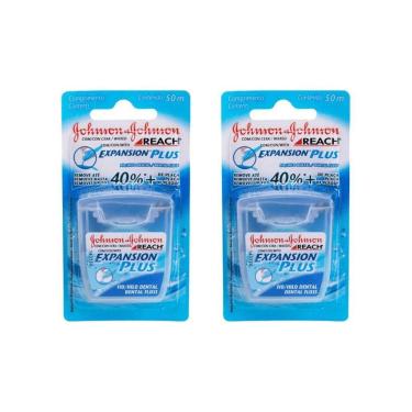 Imagem de Fio Dental Johnsons Reach 50M Regular - Kit Com 2Un