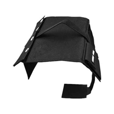 Imagem de Prancheta de plástico removível Classic Kneeboard para escrever folgas, PRETO