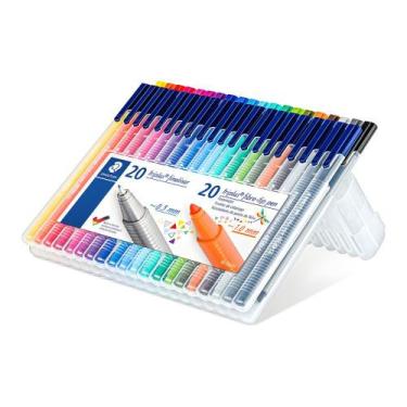 Imagem de Kit Canetas Staedtler Mix&match Fineliner e Color 40 Pçs