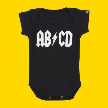 Imagem de Body Bebê ABCD Preto - Art Rock, g