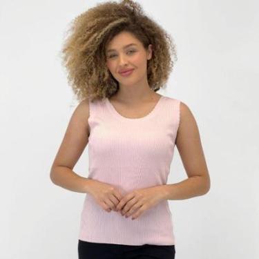 Imagem de Blusa Facinelli Regata Modal Canelada Feminina-Feminino