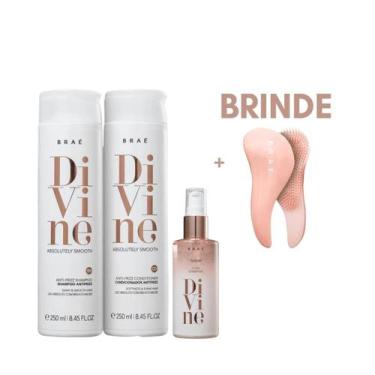 Imagem de Kit Shampoo, Cond e Sérum Plume Sensation BRAÉ Divine