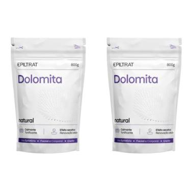 Imagem de Kit com 2 Dolomitas Epiltrat 800g para Pele, Couro Cabeludo, Uso Facia