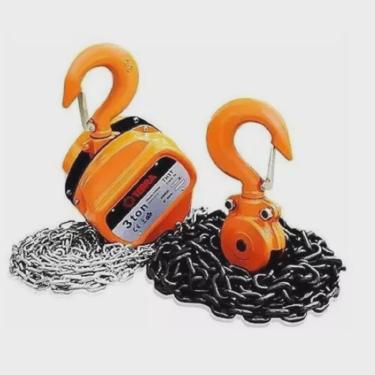 Imagem de Talha 3 Toneladas Corrente Dupla 5 Metros Terra Equipamentos