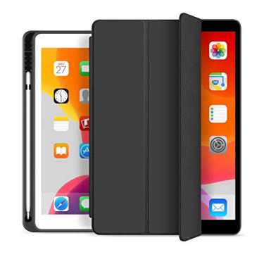 Imagem de Capa Case iPad 6ª Geração 9.7" Polegadas (2017/2018/2019) WB Antichoque Com Compart. P/Apple Pencil - Preta