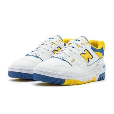 Imagem de New Balance Tênis de skate masculino 550 multicolorido, casual, tamanho único