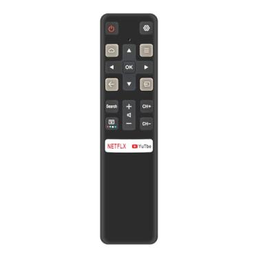 Imagem de AULCMEET SRC802V Controle remoto de substituição adequado para TCL Full HD Smart TV 43S434-CA 43S434 50S434 50S434-CA 50Q637 55S434-CA 55S434 55Q637 65S434-CA 65S434