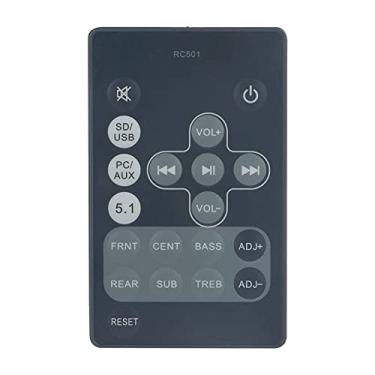Imagem de Substituição de controle remoto RC501 - novo controle remoto substituído RC 501 adequado para controle remoto do sistema de alto-falante de som Edifier rc501 R501TIII