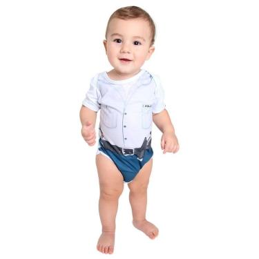 Imagem de Fantasia Bebê Policial Body Tamanho P